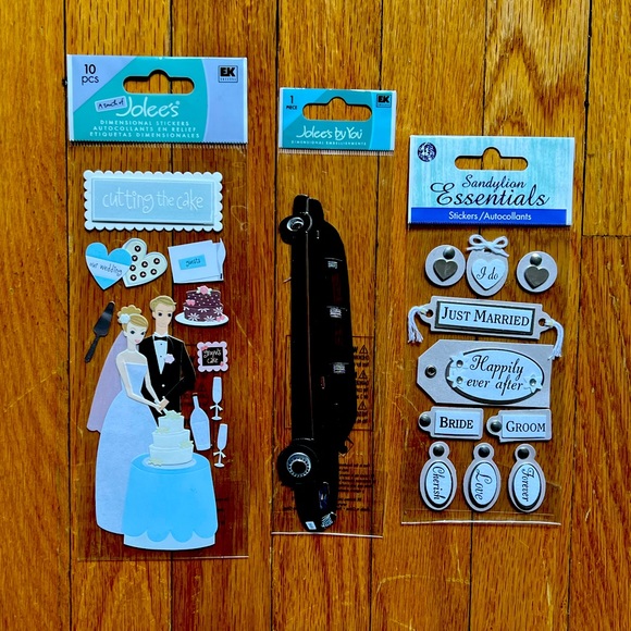 Multiple Packages - Wedding Scrapbooking Kits & Stickers (See Photo) - Picture 5 of 7